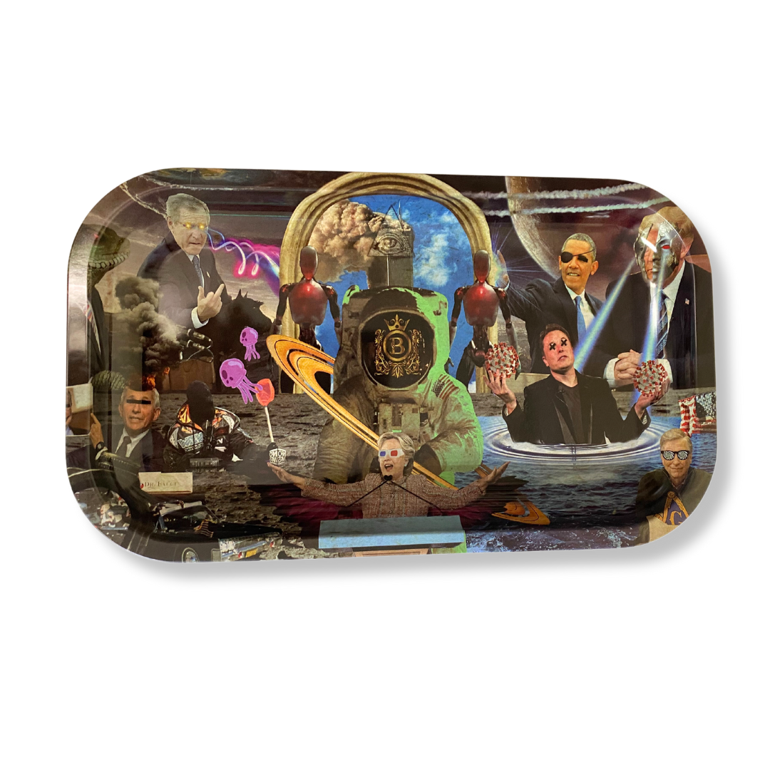 EXCLUSIVE CONSPIRACY THEORY ROLLING TRAY 1st Edition