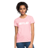 Women&#39;s T-Shirt WHITE LOGO - pink